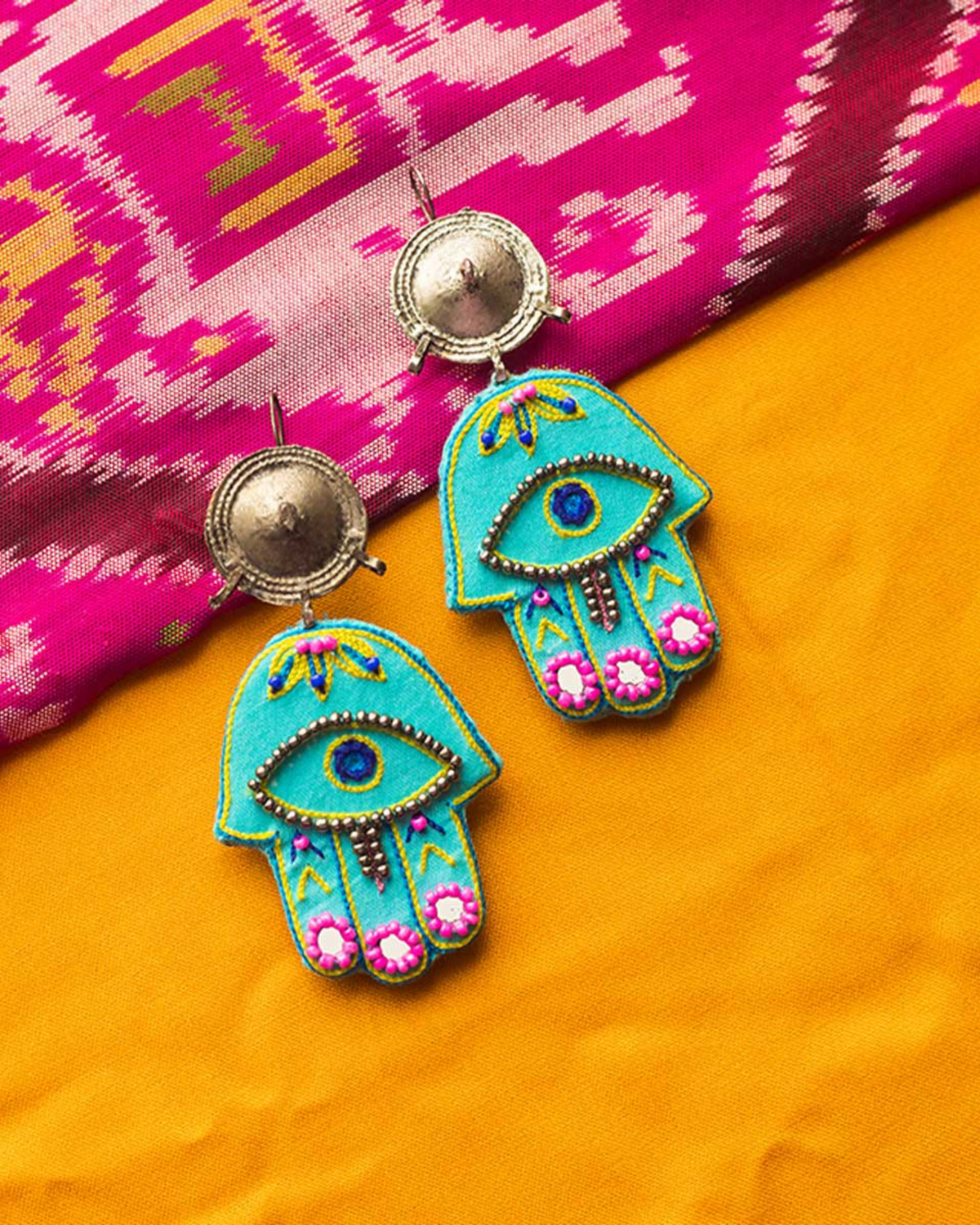 Hamsa Mini Earrings