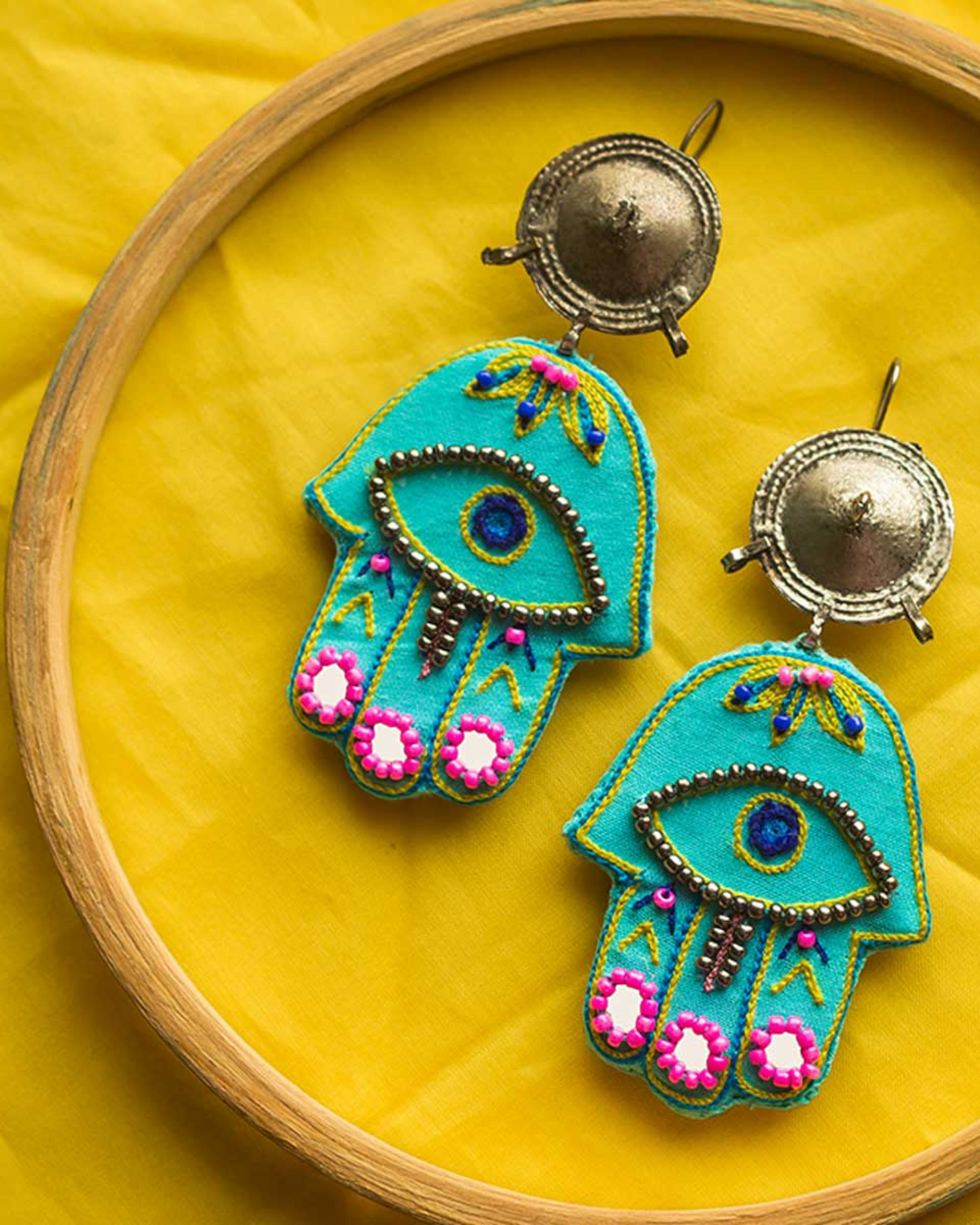 Hamsa Mini Earrings