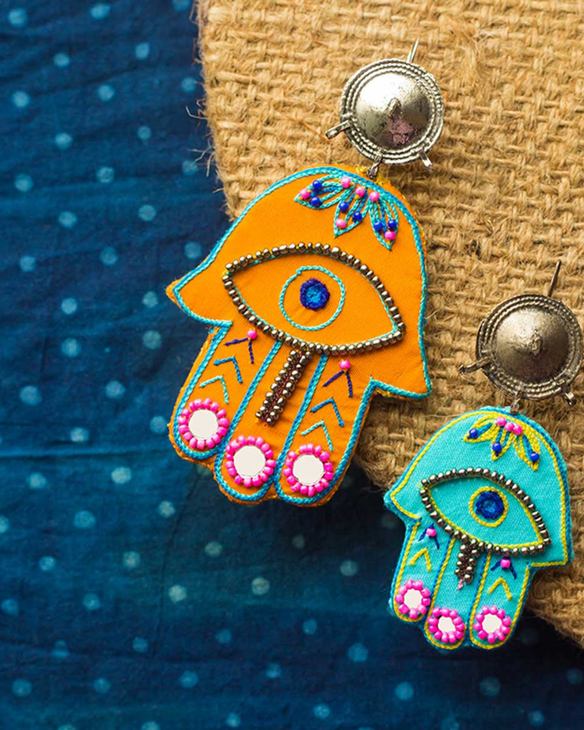 Hamsa Mini Earrings