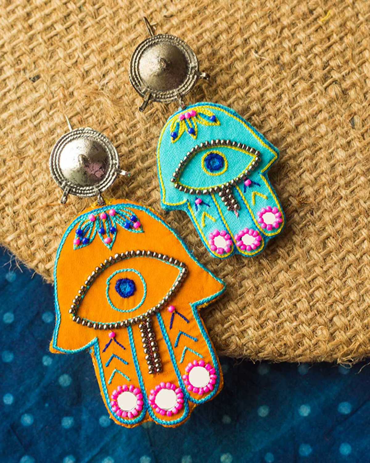 Hamsa Mini Earrings