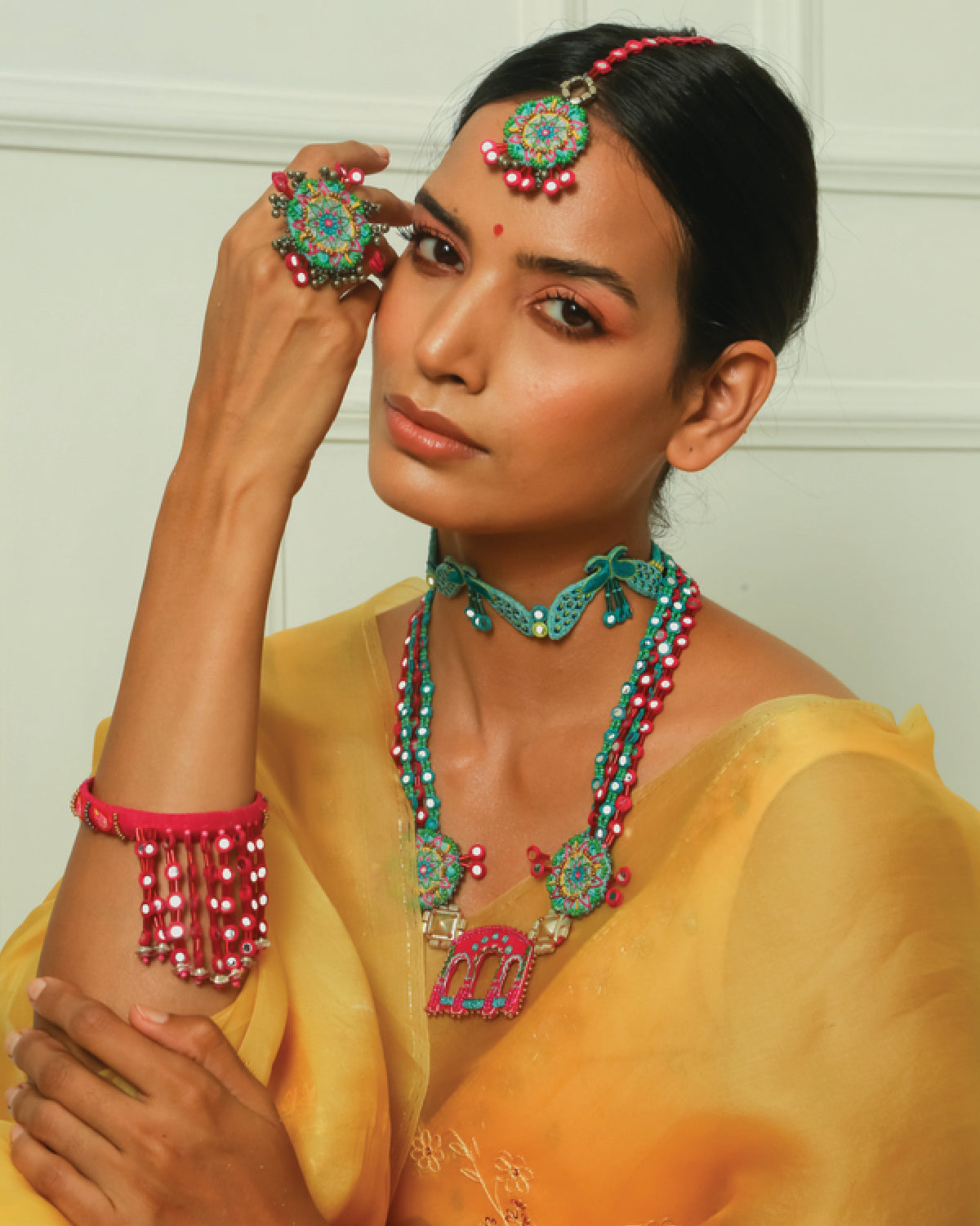 Pushpon Wali Maala Necklace